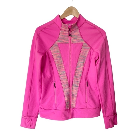 Ivivva Other - IVIVVA (Girls Lululemon) Perfect Your Practice Hot Pink Barbiecore Zip Up Jacket